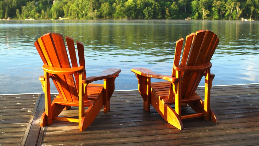chairs on vacation rental deck